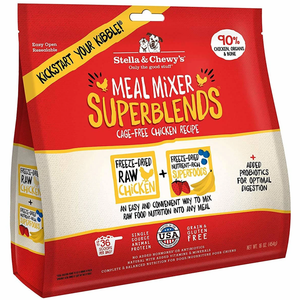 Stella & Chewys Dog  Freeze Dried   Super Blends   Mixer  Chicken 16 Oz. - Pet Totality