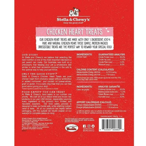 Stella & Chewys Dog Freeze-Dried Treat Chicken Hearts 3Oz - Pet Totality