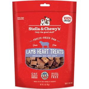 Stella & Chewys Dog Freeze-Dried Treat Lamb Heart 3Oz - Pet Totality