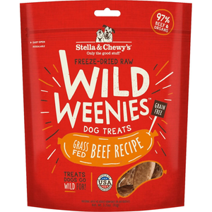 Stella & Chewys Dog Freeze Dried Weenie Beef 3.25 Oz. - Pet Totality
