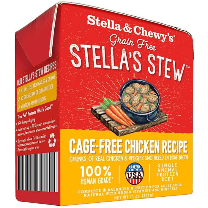 Stella & Chewys Dog Stew Cage Free Chicken 11Oz (Case Of 12)