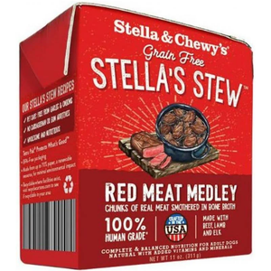 Stella & Chewys Dog Stew Red Meat Medley 11Oz (Case Of 12) - Pet Totality