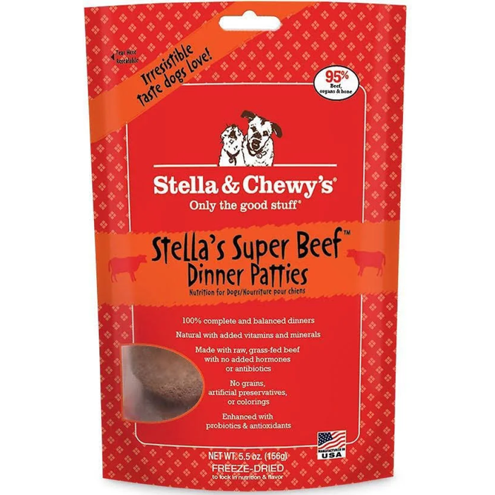 Stella & Chewys Freeze Dried Dog Food- Beef 5.5Oz