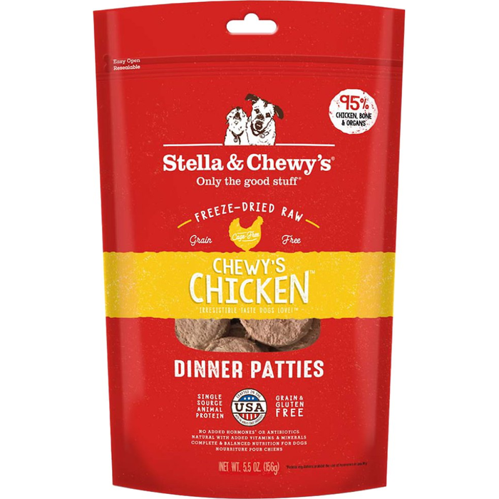Stella & Chewys Freeze Dried Dog Food- Chicken 5.5Oz