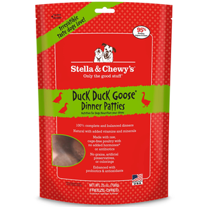 Stella & Chewys Freeze Dried Dog Food- Duck 25Oz - Pet Totality