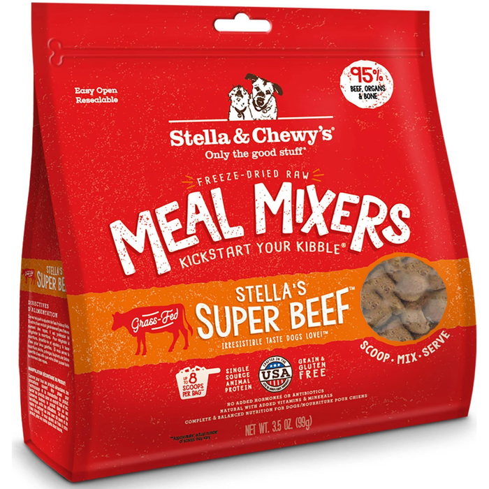 Stella & Chewys Freeze Dried Dog  Food-Mixers Beef 18Oz