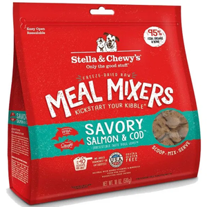Stella & Chewys Freeze Dried Dog  Food-Mixers Salmon Cod 18Oz - Pet Totality