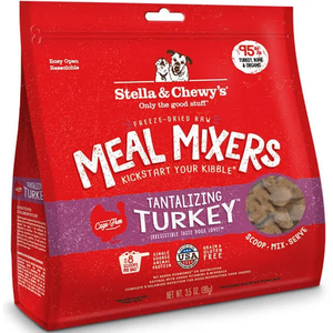 Stella & Chewys Freeze Dried Dog  Food-Mixers Turkey 3.5Oz - Pet Totality
