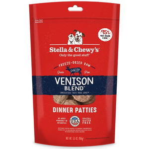 Stella & Chewys Freeze Dried Dog Food- Venison 5.5Oz - Pet Totality