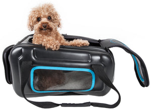 The Airline Approved Collapsible Lightweight Ergo Stow-Away Contoured Pet Carrier - Pet Totality