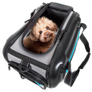 The Airline Approved Collapsible Lightweight Ergo Stow-Away Contoured Pet Carrier - Pet Totality