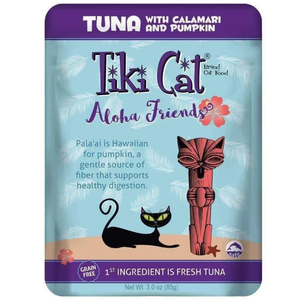 Tiki Pets Cat Aloha Tuna Calmari 3 Oz. Pouch(Case Of: 12) - Pet Totality