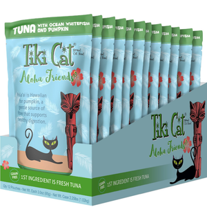 Tiki Pets Cat Aloha Tuna Whitefish 3 Oz. Pouch(Case Of: 12) - Pet Totality