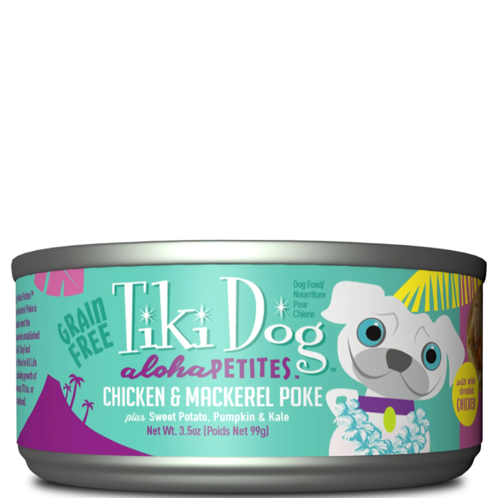 Tiki Pets Dog Aloha Pack E Chicken Mackerel3.5 Oz.(Case Of: 24)