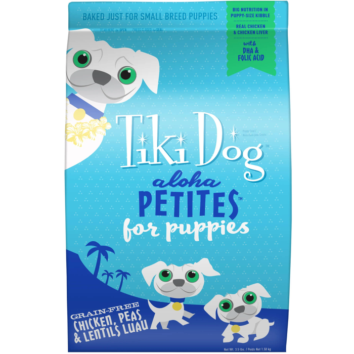 Tiki Pets Dog Aloha Pup Chicken Peas Lntl 3.5 Lbs