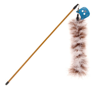 Touchcat Tail-Feather Designer Wand Cat Teaser - Pet Totality