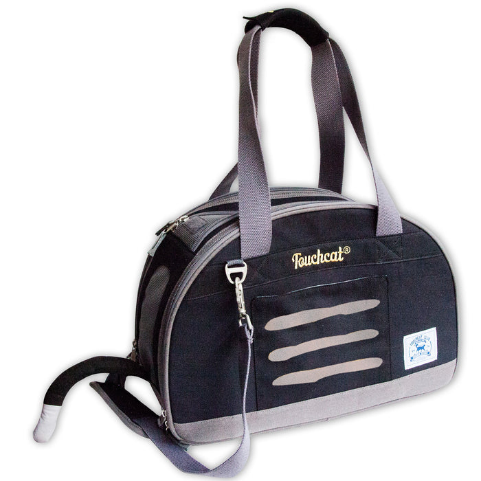Touchcat 'Tote-Tails' Designer Airline Approved Collapsible Cat Carrier