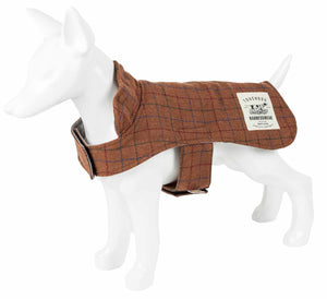 Touchdog  2-In-1 Windowpane Plaided Dog Jacket With Matching Reversible Dog Mat - Pet Totality