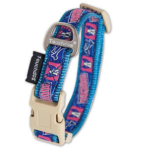 Touchdog 'Bone Patterned' Tough Stitched Embroidered Collar and Leash - Pet Totality
