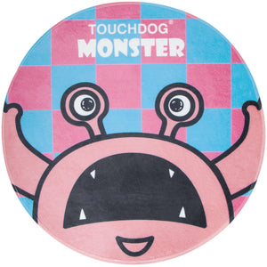 Touchdog Cartoon Up-for-Crabs Monster Rounded Cat and Dog Mat - Pet Totality