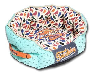 Touchdog Chirpin-Avery Rounded Premium Designer Dog Bed - Pet Totality