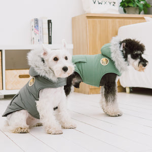 Touchdog 'Eskimo-Swag' Duck-Down Parka Dog Coat - Pet Totality