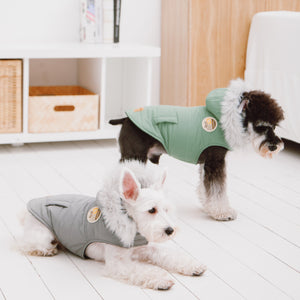 Touchdog 'Eskimo-Swag' Duck-Down Parka Dog Coat - Pet Totality