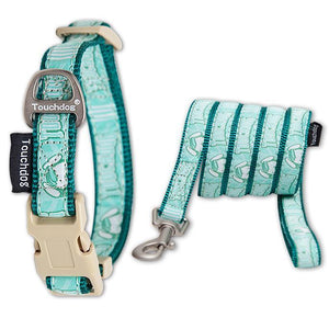 Touchdog 'Funny Bun' Tough Stitched Embroidered Collar and Leash - Pet Totality