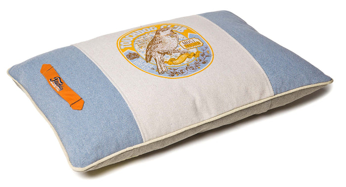 Touchdog Original Classical Denim Insertable Pillow Dog Bed