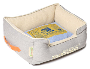 Touchdog Original Denim Classical Rectangular and Reversible Dog Bed - Pet Totality