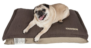 Touchdog Sporty Shock-Stitched Reversible Rectangular Thick Dog Mat - Pet Totality