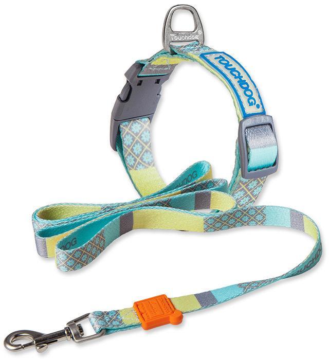Touchdog  'Trendzy' 2-in-1 Matching Fashion Designer Printed Dog Leash and Collar