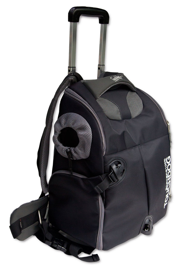 Touchdog Wuffle Duffle Wheeled Backpack Pet Carrier