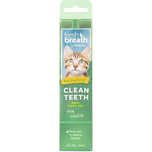 Tropiclean Clean Teeth Oral Care Gel For Cats 2Oz - Pet Totality
