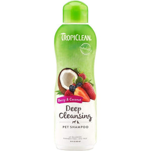 Tropiclean Deep Cleaning Berry And Coconut Pet Shampoo 20Oz - Pet Totality