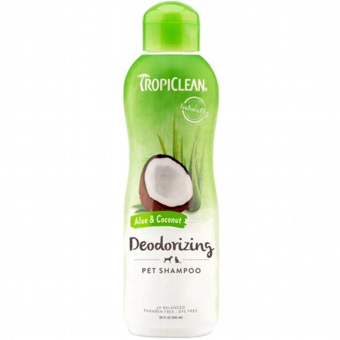 Tropiclean Deodorizing Aloe & Coconut Pet Shampoo 20Oz