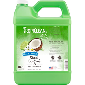 Tropiclean Deshedding Lime And Coconut 10:1 Pet Shampoo 1Gal - Pet Totality