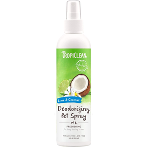 Tropiclean Dog Deoderizing Spray Lime Coconut 8Oz - Pet Totality