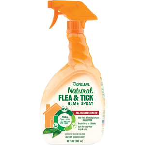 Tropiclean Natural Flea And Tick Spray For Home 32Oz - Pet Totality