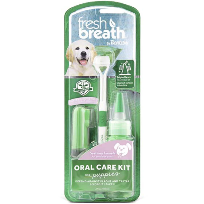 Tropiclean Oral Care Kit For Puppies 3Pc