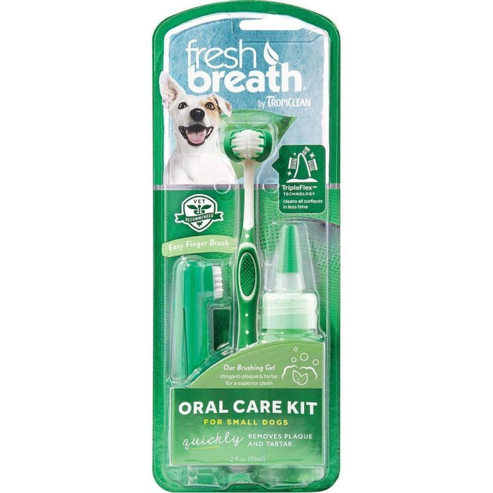 Tropiclean Oral Care Kit For Small Dogs 3Pc