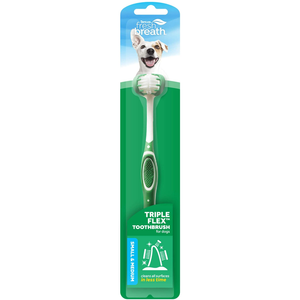 Tropiclean Triple Flex Toothbrush For Dogs Large - Pet Totality