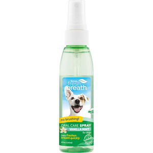 Tropiclean Vanilla Mint Oral Care Spray 4Oz - Pet Totality
