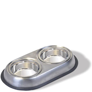 Van Ness Stainless Double Dish Small - Pet Totality