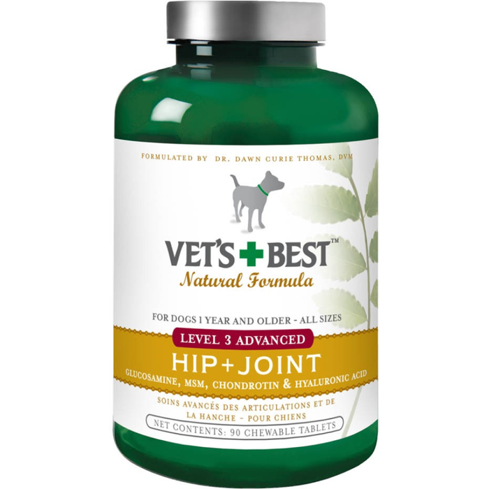 Vet'S Best Advanced Hip & Joint Dog Supplements, 90 Chewable Tablets