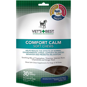 Vet'S Best Comfort Calm Calming Soft Chews Dog Supplements, 30 Day Supply - Pet Totality