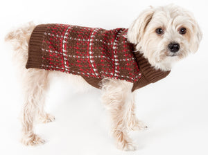 Vintage Symphony Static Fashion Knitted Dog Sweater - Pet Totality