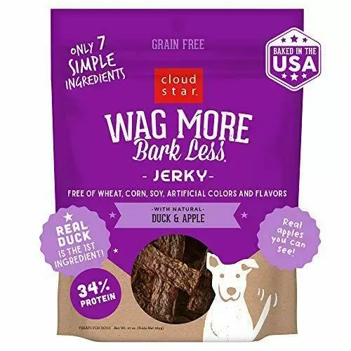 Wagmore Dog  Jerky Grain-Free Turkey  10 Oz.