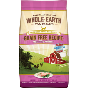 Whole Earth Farms Cat Grain Free Kitten 2.5Lb - Pet Totality
