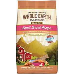 Whole Earth Farms Dog Grain Free Small Breed Salmon & Whitefish 14.00 - Pet Totality